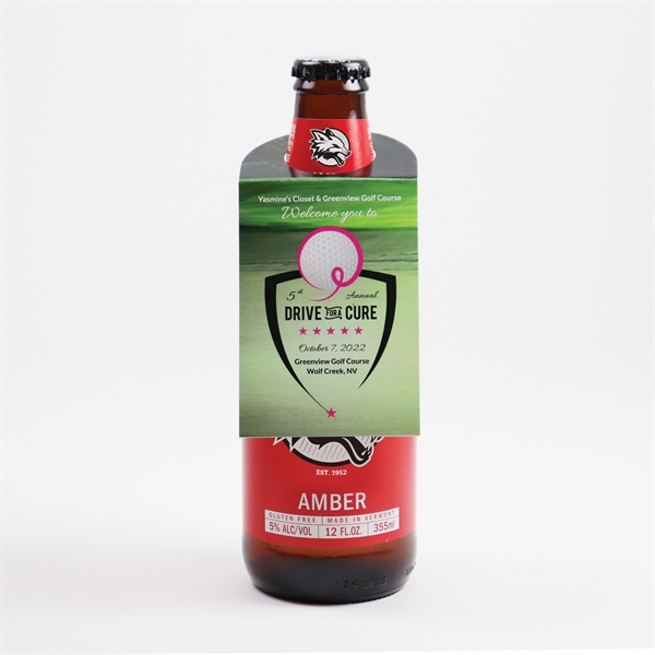 2 1/2"w x 5 5/16"h Bottle Hanger made in USA with... from ASI 95280 Warwick Publishing Co / Warwick