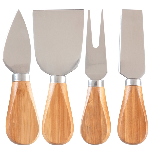 Enhance your next charcuterie or cheese board with this 4-Piece Cheese... from ASI 91565 Totally Bamboo