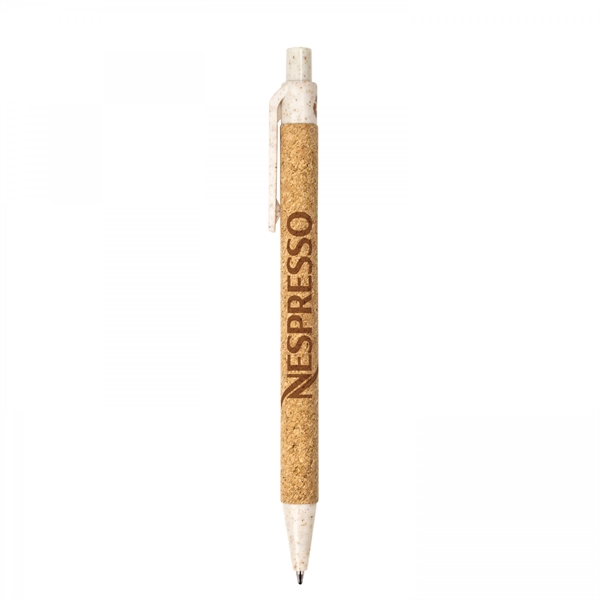 The barrel of this eco-friendly Cork ballpoint pen is made from... from ASI 88660 Spector & Co.