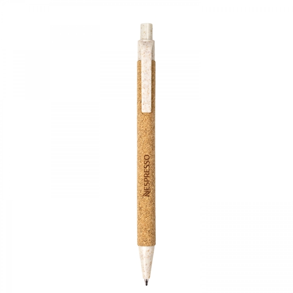 The barrel of this eco-friendly Cork ballpoint pen is made from... from ASI 88660 Spector & Co.