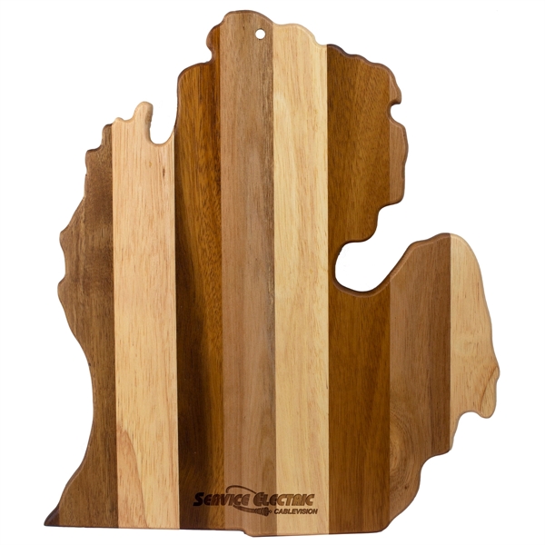 Michigan State shaped cutting boards are the perfect promotional gift for... from ASI 91565 Totally Bamboo