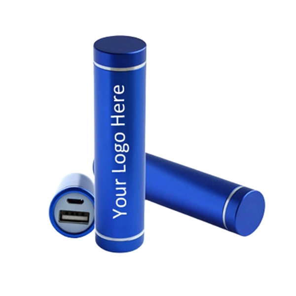 Domestic power bank made of aluminum with a 2200 mAh battery,... from ASI 37218 Athena Promo (tm)