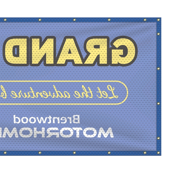 4' H x 12' W Polyester Mesh Banner-Many indoor and outdoor... from ASI 80228 Quinn