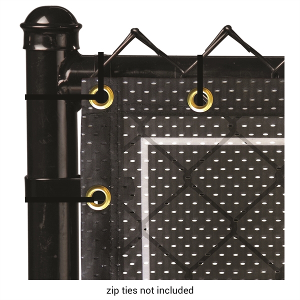 4' H x 12' W Polyester Mesh Banner-Many indoor and outdoor... from ASI 80228 Quinn