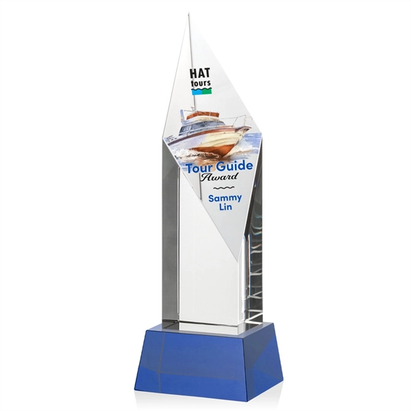 Vertex VividPrint™ Award on Base - Blue... from ASI 84592 St Regis Group / St Regis