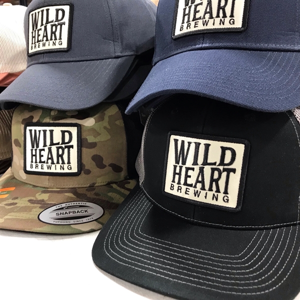 Embroidered Patches, Sublimated Patches, Leather Patches on Richardson 112P Printed Trucker... from ASI 38195 Overnightline