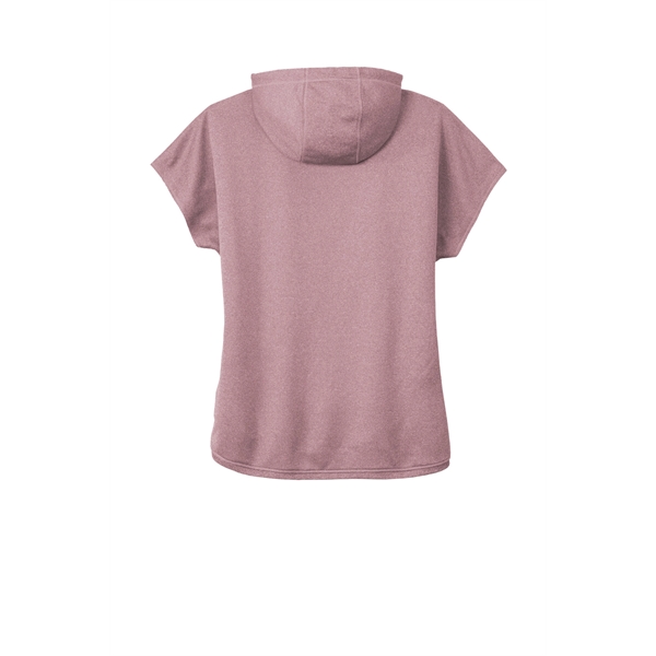 New Era Ladies Performance Terry Short Sleeve Hoodie... from ASI 84863 SanMar