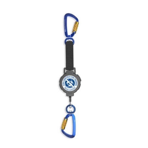 Key-Bak Pro ToolMate Retractable Tool Tether - 1 Lb Capacity, Locking Carabiner, 42" Cable, ANSI Certified, Prevents Dropped Tools