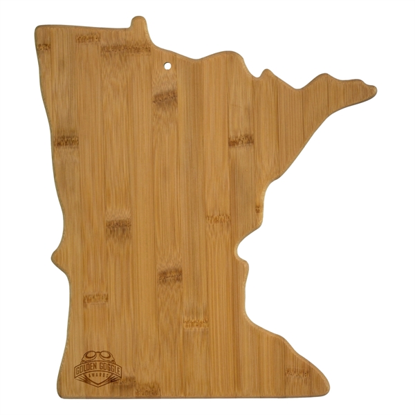 Minnesota State shaped cutting boards are great for vacation or travel... from ASI 91565 Totally Bamboo
