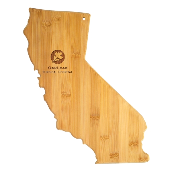 California shaped cutting board is the perfect promotional gift for any... from ASI 91565 Totally Bamboo