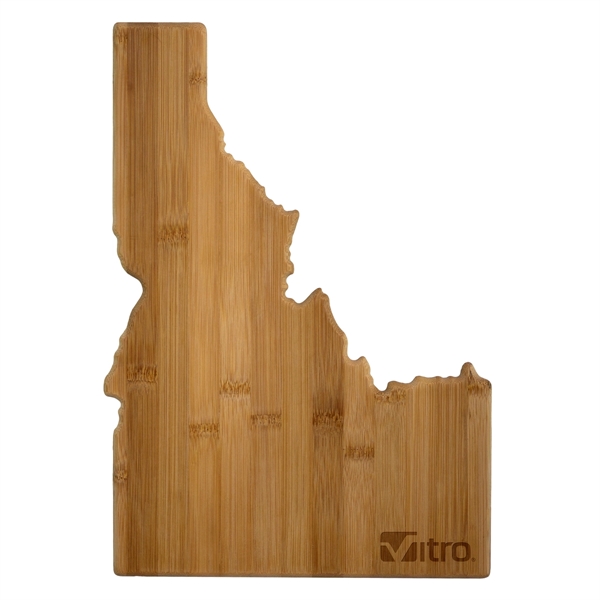 Idaho shaped cutting board is great for vacation or travel gifts.... from ASI 91565 Totally Bamboo