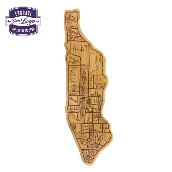Manhattan shaped bamboo city life board.... from ASI 91565 Totally Bamboo