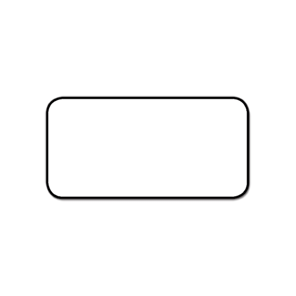 Sturdy 1/16" thick plastic rectangular nametag with laser engraving.... from ASI 45795 Colorguppy Printing