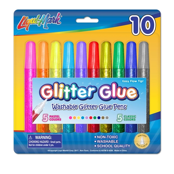 10 Pack Glitter Glue - Assorted... from ASI 67675 Liqui-Mark Corp
