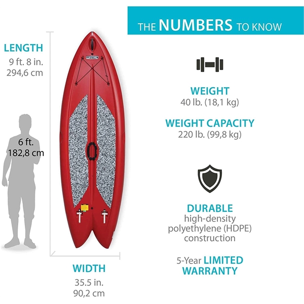 Lifetime FREESTYLE XL™ 98 STAND-UP Paddelboard and Paddle... from ASI 72657 Active Life Promo / Active Life Promo