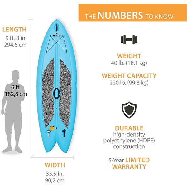 Lifetime FREESTYLE XL™ 98 STAND-UP Paddelboard and Paddle... from ASI 72657 Active Life Promo / Active Life Promo