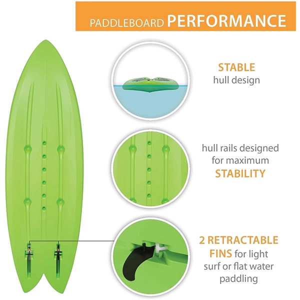 Lifetime FREESTYLE XL™ 98 STAND-UP Paddelboard and Paddle... from ASI 72657 Active Life Promo / Active Life Promo
