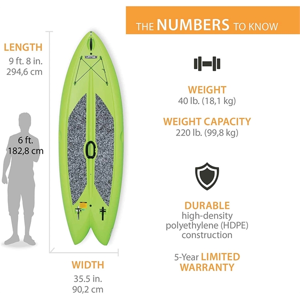 Lifetime FREESTYLE XL™ 98 STAND-UP Paddelboard and Paddle... from ASI 72657 Active Life Promo / Active Life Promo