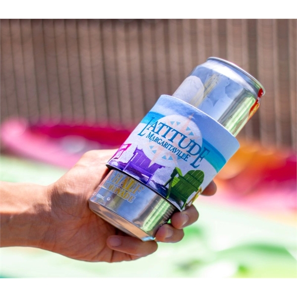 9.25 x 3.50 inches slap wrap beverage insulator with full color... from ASI 37218 Athena Promo (tm)