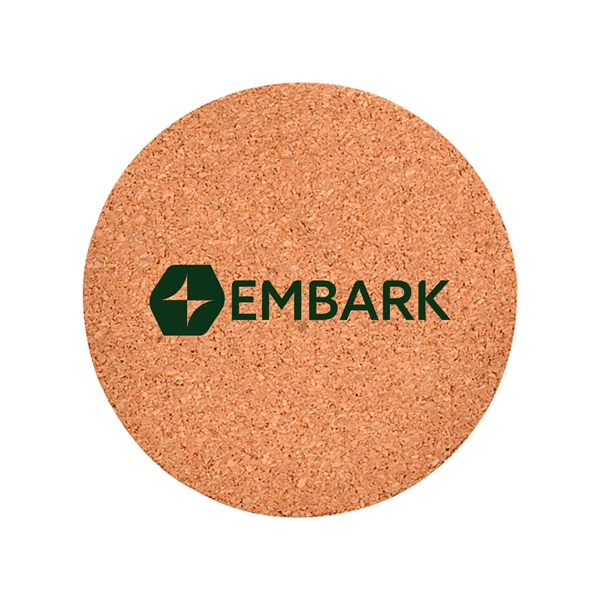 7.375" round compressed cork table trivet.... from ASI 62088 IDProductsource