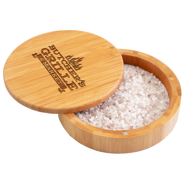 Bamboo barkeeper's salt box.... from ASI 91565 Totally Bamboo