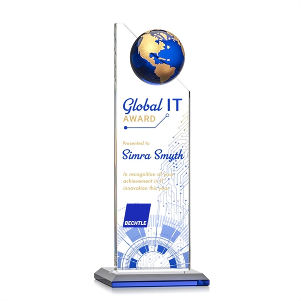 Arden VividPrint™ Award -  Blue Globe... from ASI 84592 St Regis Group / St Regis