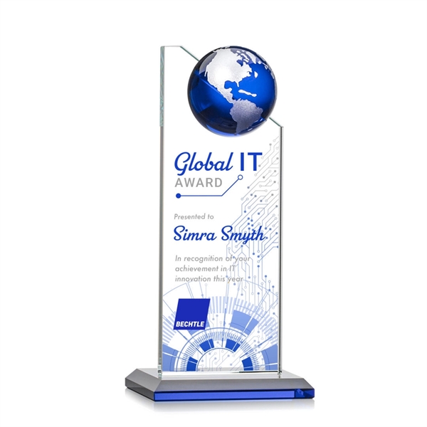 Arden VividPrint™ Award -  Blue Globe... from ASI 84592 St Regis Group / St Regis