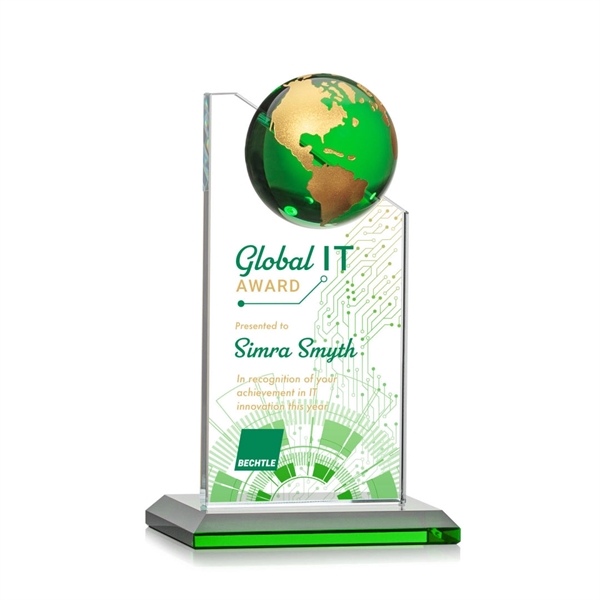 Arden VividPrint™ Award -  Green Globe... from ASI 84592 St Regis Group / St Regis