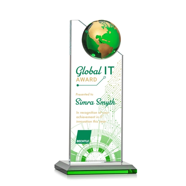 Arden VividPrint™ Award -  Green Globe... from ASI 84592 St Regis Group / St Regis