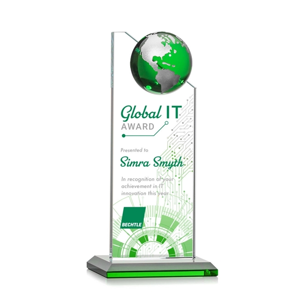 Arden VividPrint™ Award -  Green Globe... from ASI 84592 St Regis Group / St Regis