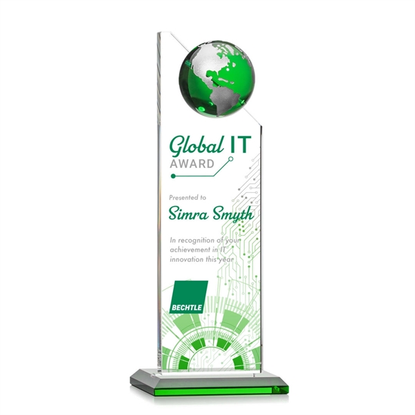 Arden VividPrint™ Award -  Green Globe... from ASI 84592 St Regis Group / St Regis
