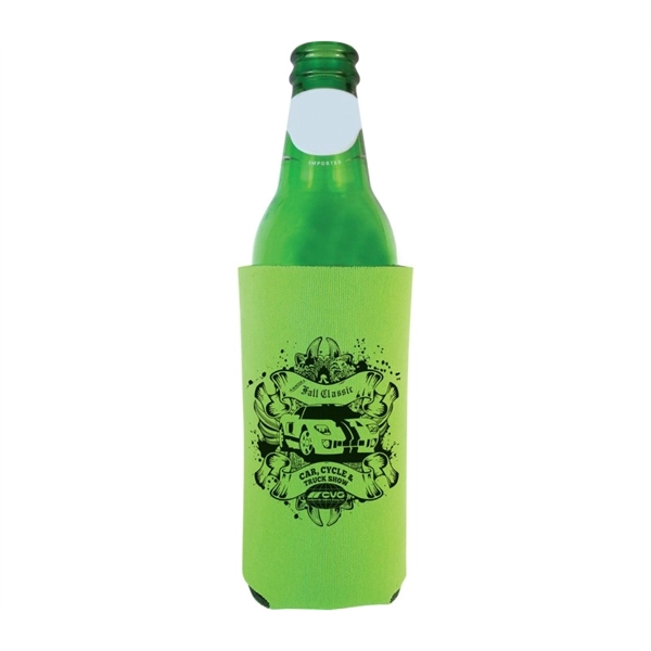 3.63 x 5 inches slim foam bottle cooler, 12oz. with 1... from ASI 37218 Athena Promo (tm)