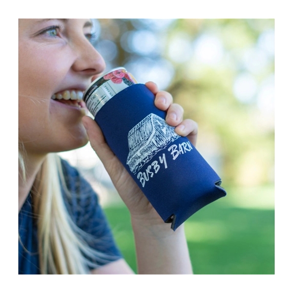 3.63 x 5 inches slim foam bottle cooler, 12oz. with 1... from ASI 37218 Athena Promo (tm)