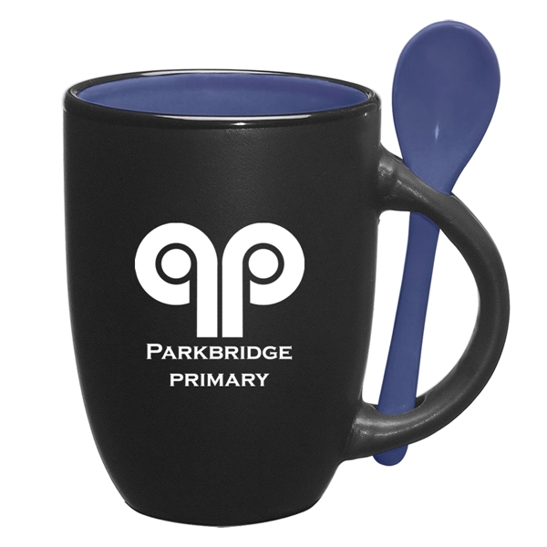 12 oz. mug with removable matching spoon... from ASI 61125 Hit Promotional Products / Hit®