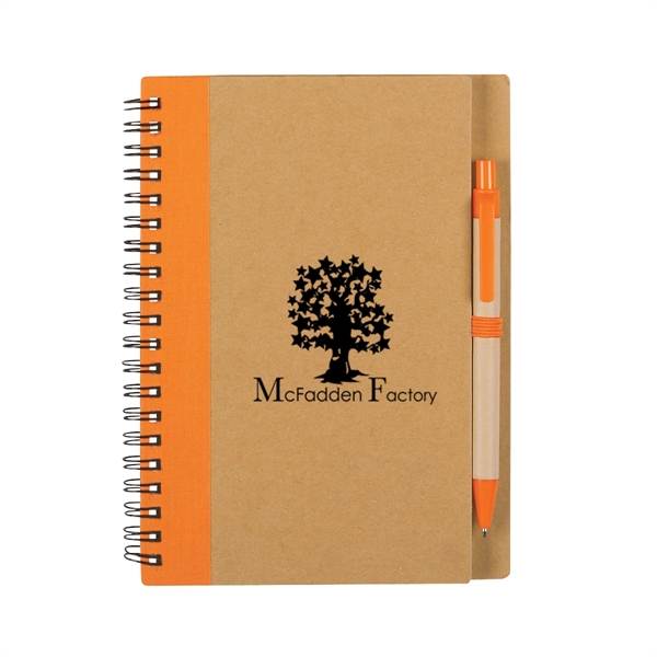 Eco spiral notebook and pen.... from ASI 61125 Hit Promotional Products / Hit®