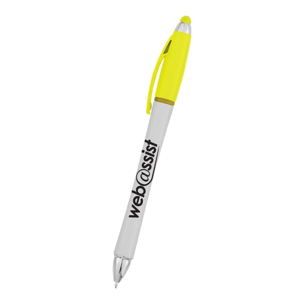Ballpoint pen with highlighter and stylus on top.... from ASI 61125 Hit Promotional Products / Hit®