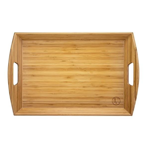 Butler's bamboo tray is perfect for serve any type of foods... from ASI 91565 Totally Bamboo