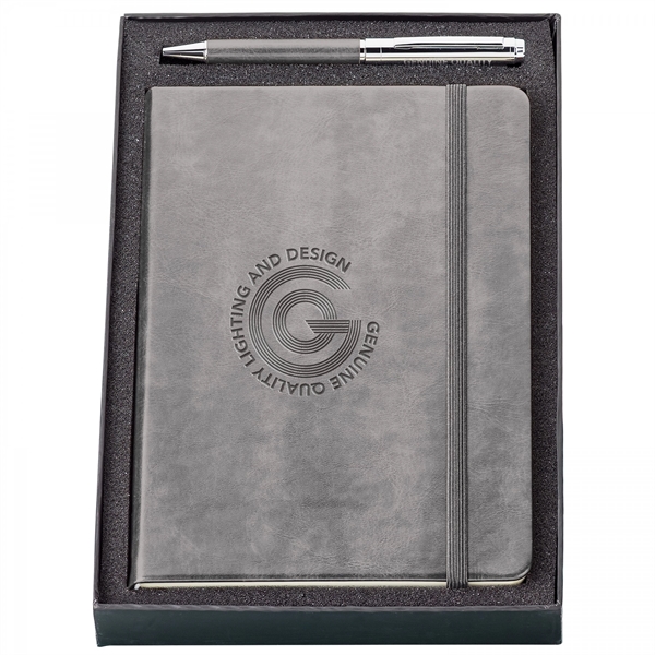 Kit includes G3149 Fabrizio ballpoint brass pen and ST4159 Fabrizio 5.5"... from ASI 88660 Spector & Co.