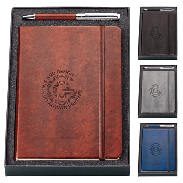 Kit includes G3149 Fabrizio ballpoint brass pen and ST4159 Fabrizio 5.5"... from ASI 88660 Spector & Co.