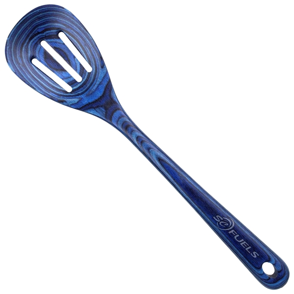 Mediterranean Style Slotted Spoon. Elegant style and pattern for a bold... from ASI 91565 Totally Bamboo