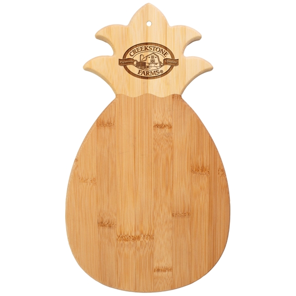 Pineapple shaped cutting board made of bamboo.... from ASI 91565 Totally Bamboo