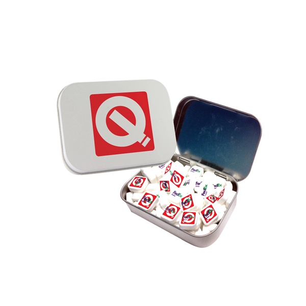 Large tin filled with printed mints.... from ASI 61125 Hit Promotional Products / Hit®