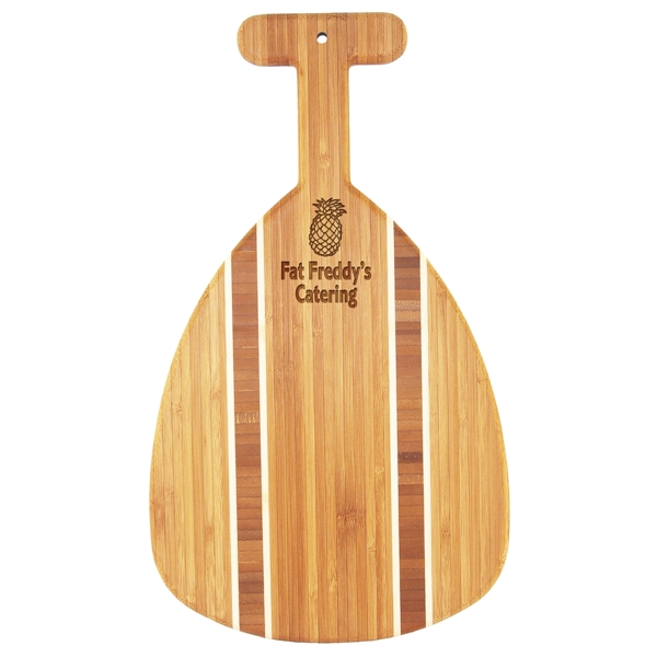 The Outrigger Paddle shaped cutting board are great for vacation or... from ASI 91565 Totally Bamboo