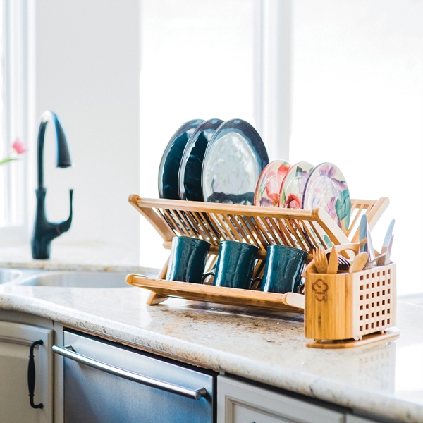 Bamboo eco dish rack is perfect for dish it can easily... from ASI 91565 Totally Bamboo