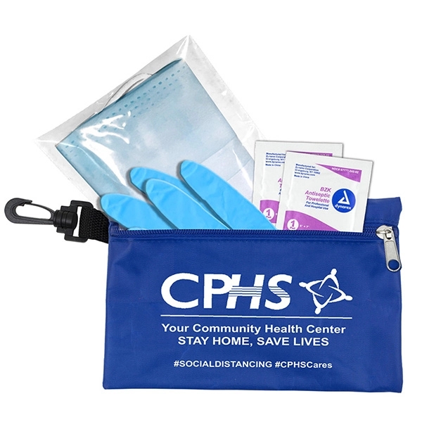 7 1/2 " x 5" vinyl and polyester zip pouch with... from ASI 62660 Innovation Line