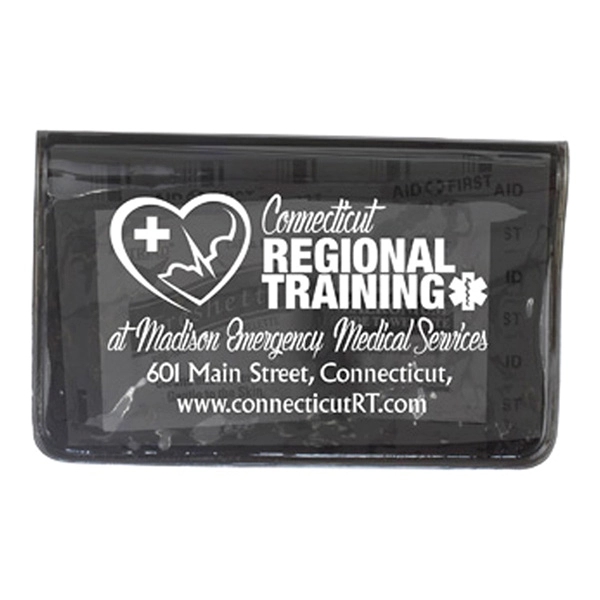 4 1/2" x 2 7/8" translucent vinyl pouch with 4 antiseptic... from ASI 62660 Innovation Line