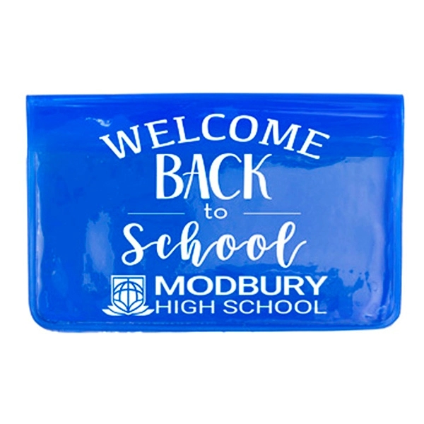 4 1/2" x 2 7/8" translucent vinyl pouch with 4 antiseptic... from ASI 62660 Innovation Line