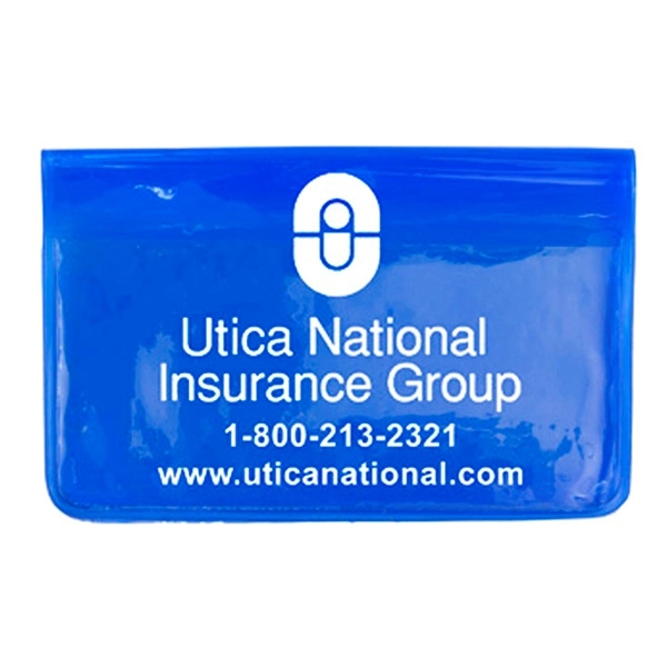 4 1/2" x 2 7/8" translucent vinyl pouch with 4 antiseptic... from ASI 62660 Innovation Line