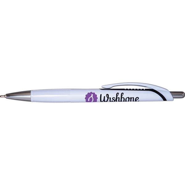 Experience extreme writing enjoyment with this ultra-modern white barrel pen.... from ASI 61966 HPG / Hub Pen