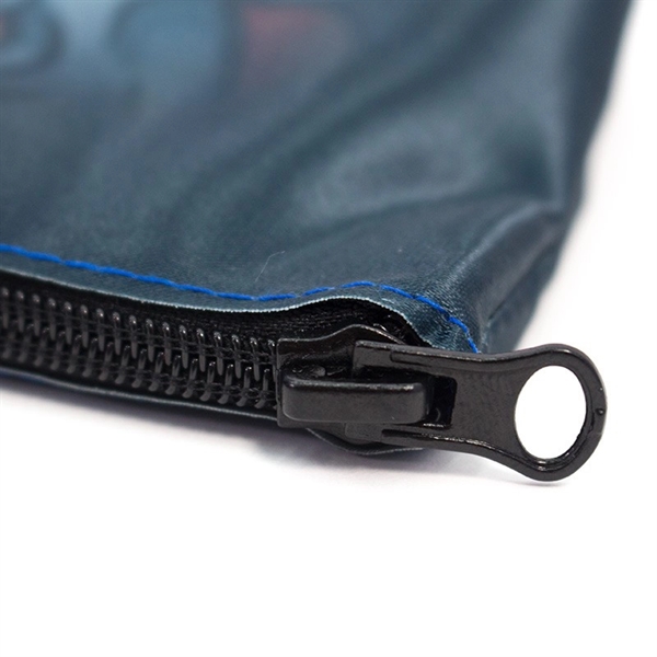Shiny satin dye sublimated zipper pouch.... from ASI 36558 Aprons, Etc.